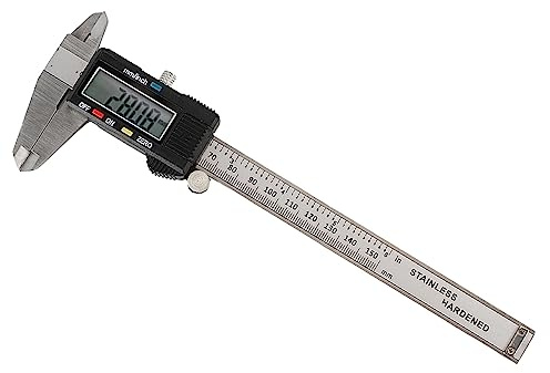 ViaGasaFamido Calipadora Digital con Lectura Precisa, Larga Vida, Fácil de Operar, Alta Precisión, Amplia Aplicación, Calibración Electrónica Vernier, para Aplicaciones industriales.