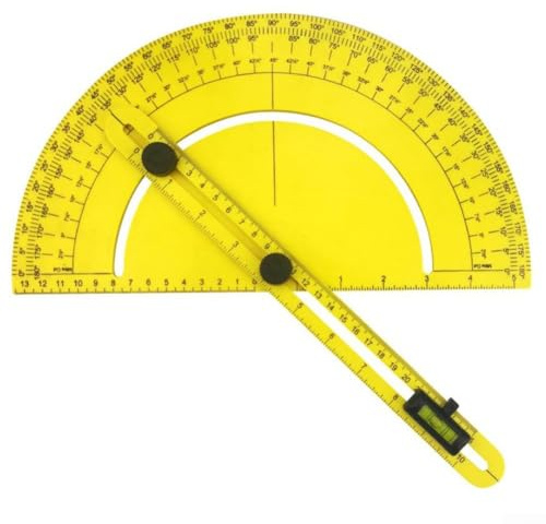 Facile da usare goniometro angolare per misurazioni accurate da 0 a 180 gradi