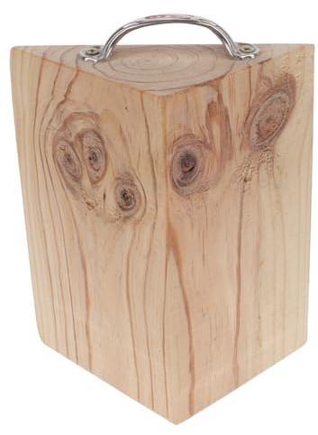Hemobllo Calzo De Rueda De Madera Para Camiones y Remolques Tamaño Antideslizante Estabilizador De Rueda Para Uso Carretera y Caravanas