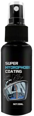 Glasbeschichtung Auto | Anti-Beschlag Spray | Kratzfeste Versiegelung | 30ml Hydrophobe Pflege für Windschutzscheiben Rückspiegel und Fenster, verbessert