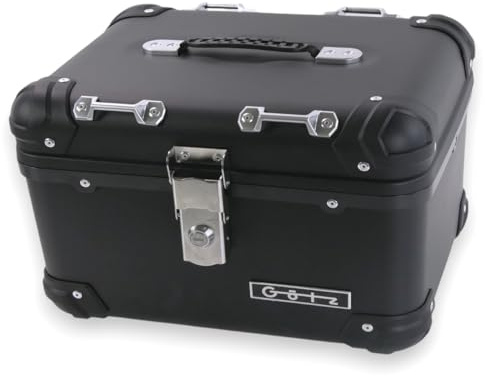 Götz Topcase 35 Liter Aludesign schwarz Komplettset