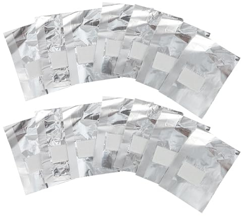 FIXOSHEE 200 pezzi Pads per Rimozione Smalto Gel Salviette Assorbenti per Unghie Dischetti Soak Off per Smalto Semipermanente per Casa e Salone Professionale
