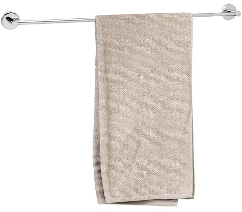 bremermann Bad-Serie Lucente - Badetuchstange extra lang - 80 cm, Handtuchstange ideal einsetzbar für Bad und Dusche, aus Edelstahl verchromt