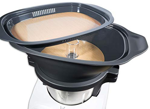 coolina® Dampfgar-Spar-Set I 2X Folie + Kamin I passend für Monsieur Cuisine Connect MCC