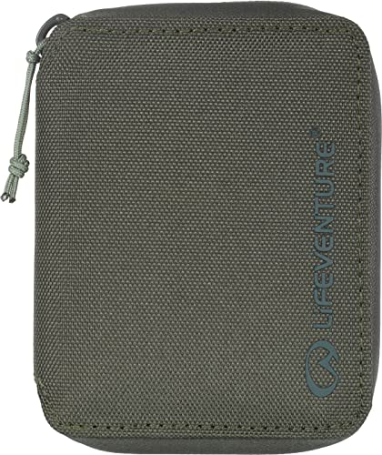 Lifeventure Brieftasche im Bifold-Design, mit Reißverschluss und RFID-Schutz - Schmale Geldbörse für Reisen aus umweltfreundlichem Recyclingmaterial