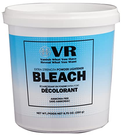 VR Blue Bleaching Hair Powder Extra Strength Lightener & Toner by Cocohoney, Made in Italy (8.75 oz (250 g))