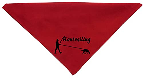 Hundehalstuch Mantrailing Mantrailer Mantrailerin im Einsatz Suchhund