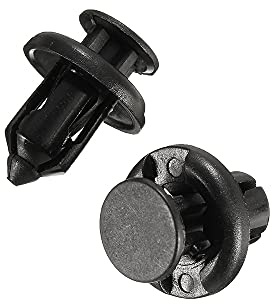 100pcs/Set 10mm Trou rivets en plastique de voiture Pare-chocs de voiture/Fender Pusending Rivets Clips de fixation 10mm Convient au style de voiture Honda