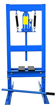 PRESSA BANCO PRESSATRICE IDRAULICA STRETTOIA OFFICIN 8T MORSA CUSCINETTO FORZA