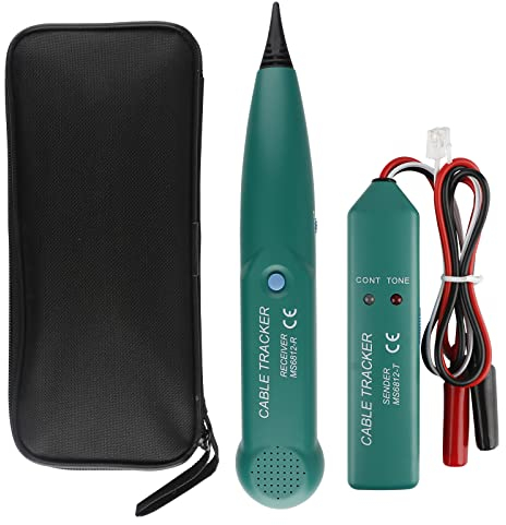 Cable Tracker, Gobesty Kabelbruch Suchgerät Mähroboter, Kabelfinder Kabeltester Leitungssucher, Kabelsucher Leitungssuchgerät, Kabel-Tracer für Netzwerkkabel-Tester, Durchgang des Testschaltkreises