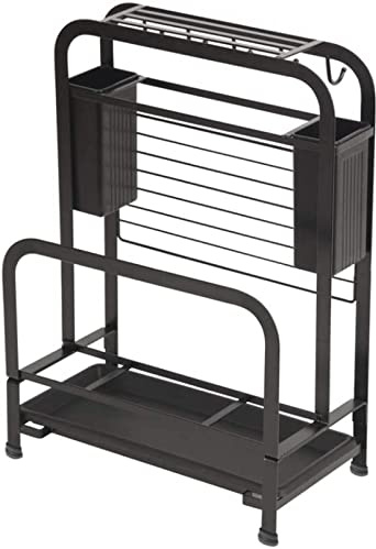 Support pour couteaux de cuisine, planche à découper, support pour couteaux de cuisine, baguettes, cuillères, support de rangement pour couteaux, facile à nettoyer, poils amovibles durables