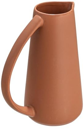 Bloomingville Brocca moderna in gres, terracotta opaca