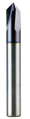 1 STÜCK CNC Hartmetall-Fasenfräser 60 90 120 Grad Beschichtet 3 Flöten Entgraten Schaftfräser Gravieren Und Schnitzen Fräser(1PC-ECP3F-D8.0-R90)
