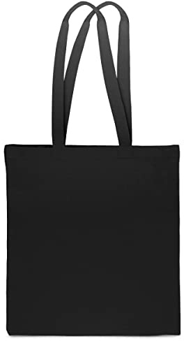 SAKETOS Sac en tissu à peindre non imprimé - pièces 38 x 42 cm - Tote Bag - 5, 10, 25 pièces - Sac en coton avec deux poignées longues - Sacs de courses