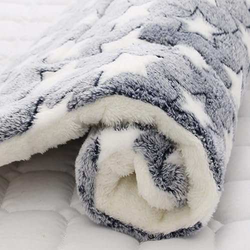 DUOLEH Weiche Katzendecke, waschbare Kätzchen-Welpenmatte, beruhigende Haustierdecke für Bett, Couch, Schutz, Haustier-Überwurf für kleine, mittelgroße Hunde und Katzen, Schlafmatte für kleine Hunde