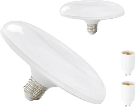 KOOYWAN 15W GU10 E27 LED Lampe mit Bewegungsmelder 2700K | Radar- und Lichtsensor. Kein Dauerlicht ohne Bewegung. 25000H Lebensdauer. Ideal für Wand, Keller und Treppen.