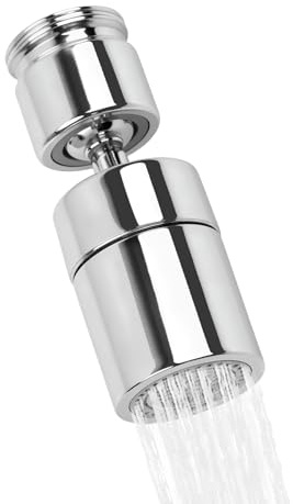 Ninnyi Dual-Mode Kitchen Tap Spray Head, 360° Swivel Spout Tap Aerator, FM22/M24 Tap Extender for Kitchen Sink