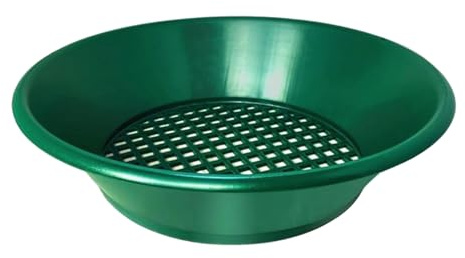 Fyrdyn Setaccio per Oro | Setaccio per Estrazione Oro Attrezzo da Estrazione - Classificatore Metalli 35 Cm Principianti Avventura Caccia al Tesoro Spiaggia Deserto Ricreazione