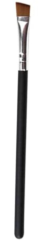 FONDOTIN 10 piezas Pinceles para Cejas con Mango de Madera Portátiles y Compactos Cerdas de Nylon Negras Suministros Cosméticos para Maquillaje Casa Salón o Tienda