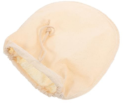 GARVALON Sacchetto Filtro in Cotone Alimentare 100% per Latte di Noci Riutilizzabile Colino a Rete Multiuso per Formaggio Succo e Birra Sacchetto Grande 25X30 CM per Cucina e