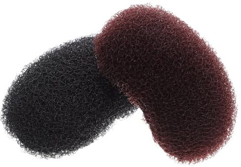 TOPPERFUN 2 pezzi Clip Volumizzanti per Capelli Donna Mollettoni Sollevanti Radice Doppio Colore Marrone e Nero Accessori Styling per Aumento Volume Rapido e Naturale