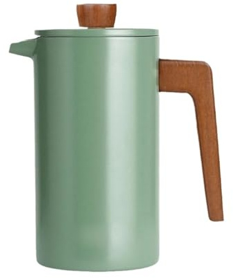 Cafetière à piston en acier inoxydable, grande capacité, avec filtre intégré