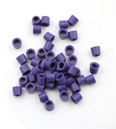 ZWEquipint Juego de juntas de adaptador de manguera de aire acondicionado de goma morada, juego de juntas tóricas de alta temperatura para reparación de colector de carga de 1/4 pulgadas, válvula de