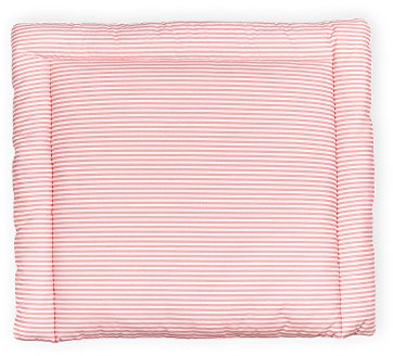 KraftKids Wickelauflage in Streifen rosa, Wickelunterlage 85x75 cm (BxT), Wickelkissen