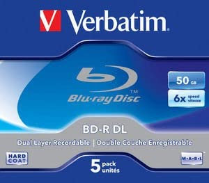 Verbatim 43748 BD-R 50 GB 5 piezas