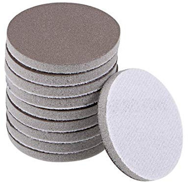 2 Zoll 800 Körnung Schleifschwamm Haken und Schleifscheibe für Holz / Trockenbau / Metall 10 Stück