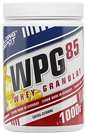 Bodybuilding Depot - WPG-85 Clear Whey Protein Granulat/Isolat 1kg - Eistee-Zitrone | speziell zum Mixen in Wasser | perfekte Löslichkeit | hoher BCAA und EAA Anteil