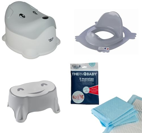 Baby Pot + WC Reduktion + Nicht -Slip -Schritte + Einwegwechsel Matratze + Desinfektionsschaum