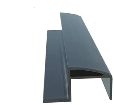 Renoplast® Profilo terminale per profili di gronda W10 Grafite | Finitura di terrazze e balconi | Pavimenti ventilati Sopraelevati | Sistemi di drenaggio dell'acqua| Resistenza agli agenti atmosferici