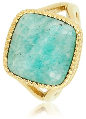 My Bendel Ring mit Echter Edelstein | Mehrere Farben | Erhältlich in Silber & Gold | Vintage Design | Inklusive Luxuriöser Geschenkverpackung