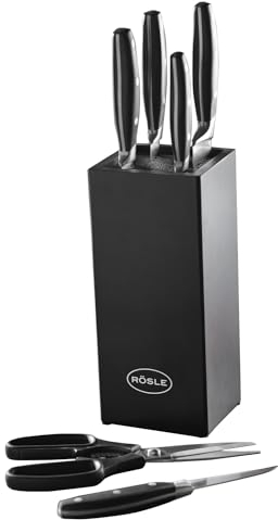 RÖSLE Cuisine Bürsten-Messerblock 7tlg. inkl. Schere