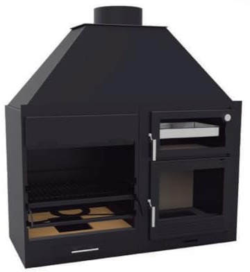 BRICOSOL BARBACOA HORNO MODELO FUSIÓN 140 DE FM BARBACOAS