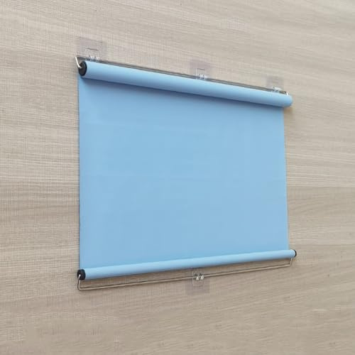Spring Type Blackout Roller Blinds,Home Thermal Insulated Curtains,Retractable Sunshade Roll Up Blinds,Temporary Window Curtain,No Drilling Required,width X Height (80cm x 200cm(31.5in x 78.7in))