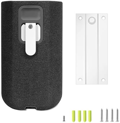 EUGOOCX Lot de 2 supports muraux pour haut-parleurs arrière sans fil SONY SA-RS5, support de barre de son surround en métal, accessoires de montage audio domestique (blanc)
