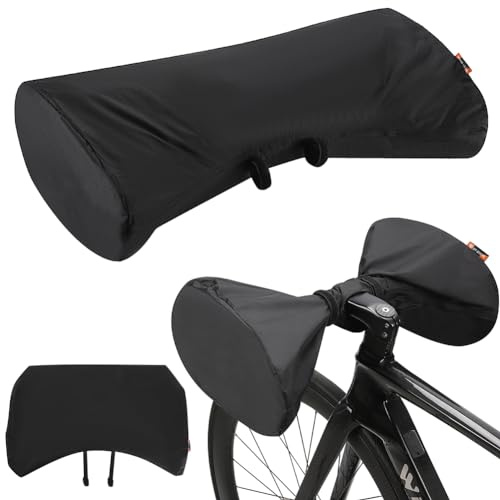 Fiorky Bike Handlebar Protector Cover Waterproof Road Bicycle Maintenance Cover Dustproof Mountain Bike Handle Cover for Outdoor Bike