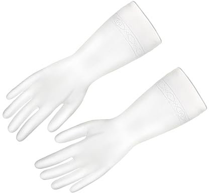 Beavorty Wiederverwendbare Halbtransparente Küchen-handschuhe Wasserdichte Haushaltsspülhandschuhe Schutzfunktional Komfortabel Für Küchenreinigung Und Vielseitigen Haushaltsgebrauch