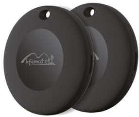 Lifemate Air Tag Android 2 Pack – Localizzatore Bluetooth Intelligente con GPS Portachiavi, Compatibile con App “Funzioni Trova di Google”, Impermeabile IP67, Batteria Lunga Durata