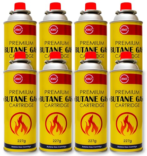 LITETRON Butane Gas Canisters – Pack (227g) – High-Efficiency, Leak-Proof, Ideal for Camping Stoves, Heaters and Portable Cookers – UK's Safe & Reliable Camping Gas Canisters