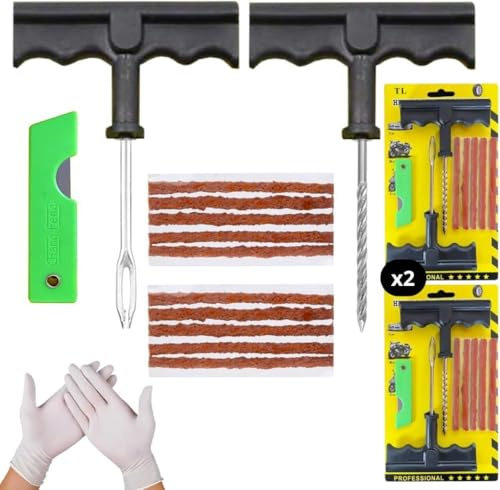 Reifenreparaturset, Reifendichtmittel Auto, Repariert Reifen in 15 Minuten