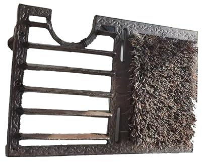 Outdoor Gardens Farms and Entrance Doors Cast Iron Heavy Duty Rain Shoes Sports Shoes Brush Boot Scraper Cleaner Mud Dirt Scraper Shoe Brush with Angled Design