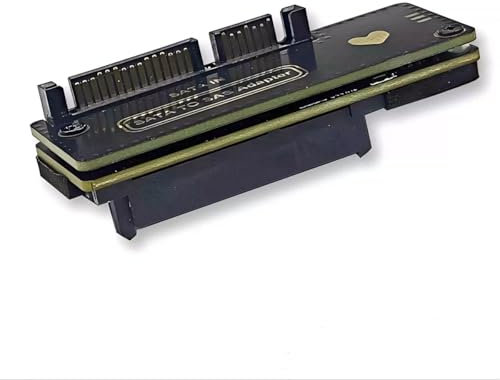 CY Adattatore RAID per disco rigido SAS 29 pin SFF-8482 a 7+15 pin SATA con chipset controller SAS e porta di alimentazione