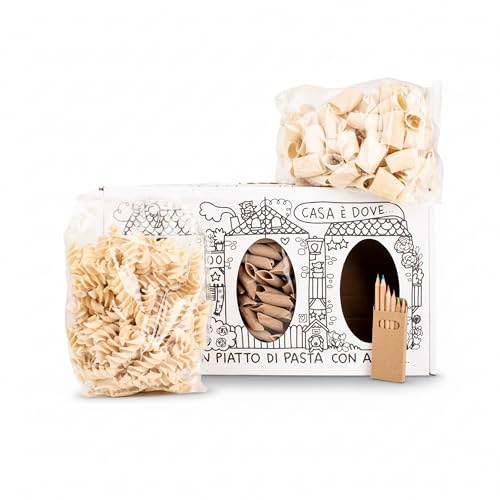 Fondazione ANT - Pasta del Cuore (500g) - Tre formati (Paccheri, Fusilli e Penne) di pasta artigianale di altissima qualità, 100% italiana - Grano Pugliese Trafilata al Bronzo - Idea Regalo Solidale