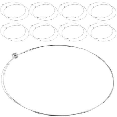 BESTonZON 40stücke Gitarrensaiten Aus Stahl Ersatzsaiten Für Akustikgitarren Zubehör Für Gitarren Saiten Für Folk-gitarren Ersatzsaiten Für Metal-gitarren Gitarrenzubehör Stahlsaiten Für