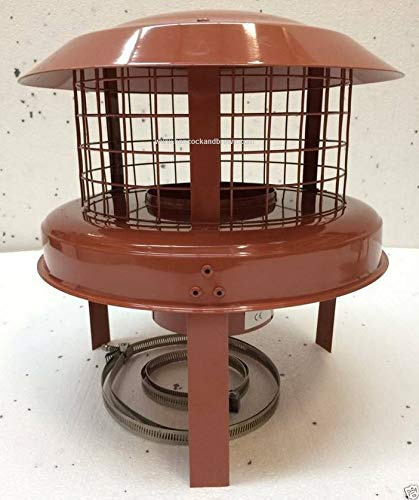 Hancock & Brown 5 Terracotta Chimney Pot Hanger Hanging Cowl/Cowls