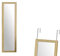 GICOS IMPORT EXPORT SRL Specchio Rettangolare da Porta e da Parete in Legno Colore Rovere 36 * 1,5 * 126 cm NOF-772276