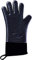 Gartenarbeitshandschuhe, Arbeitshandschuhe, Premium-Ofen, hitzebeständig, Verbrühungsschutz, dick, mit innerer Baumwollschicht, Unterarmschutz for Mikrowelle, Kochen, Grillen, Kamin – Grau (Farbe: Rot
